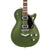 Gretsch G5220 Electromatic Jet Black Top Singlecut with V Stoptail and Laurel Fingerboard Olive Metallic