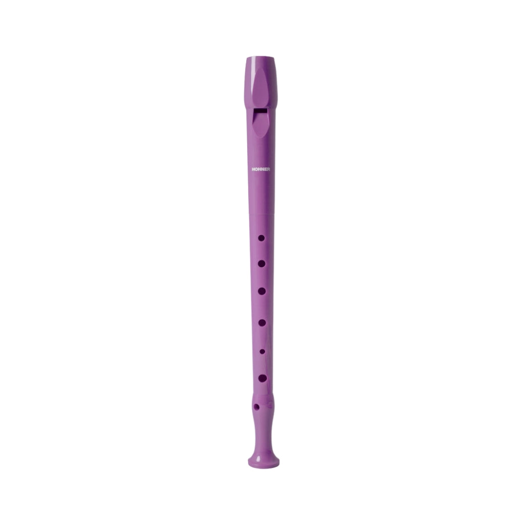 Hohner Melody Blockflote Plastic Baroque Recorder - C Soprano, Mauve