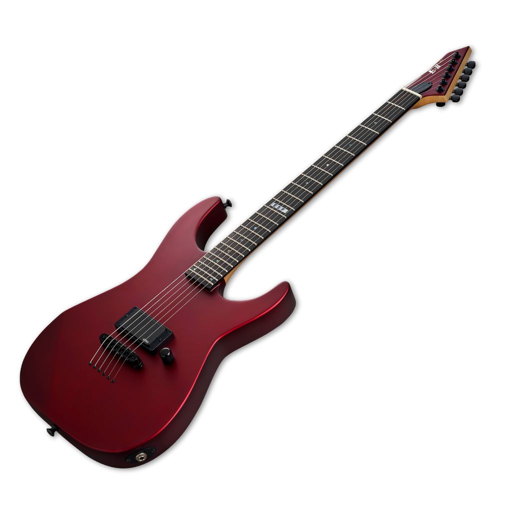 ESP E-II M-I NT Deep Candy Apple Red Satin Electric Guitar - E2-MINTDCARS