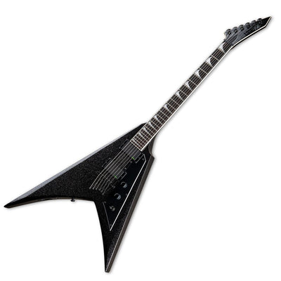 ESP LTD Kirk Hammett Signature V Electric Guitar - Black Sparkle - LKH-VBLKSP