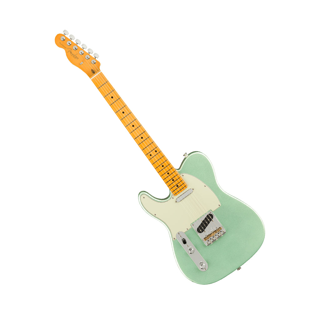 Fender American Professional II Telecaster Left Handed Electric Guitar - Mystic Surf Green