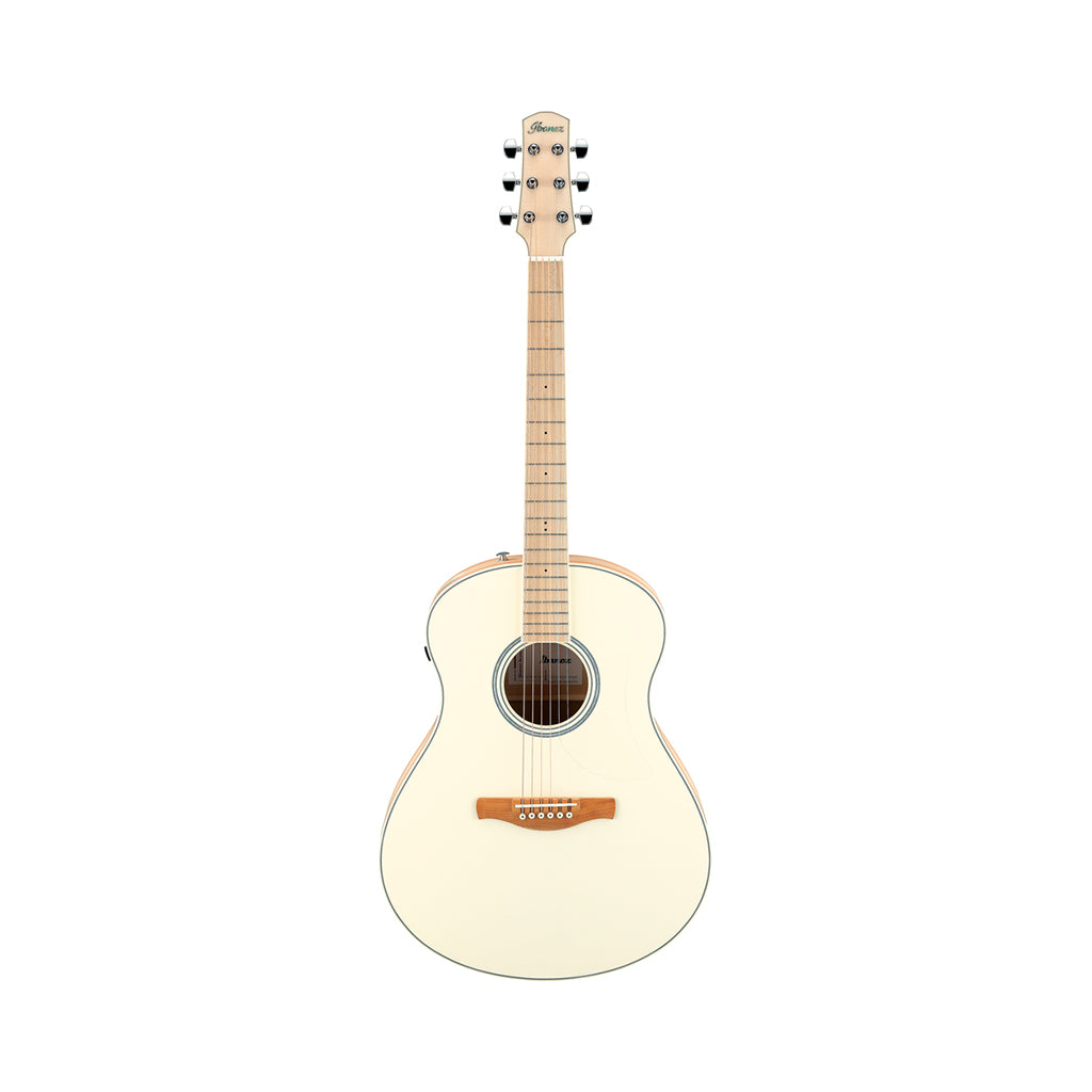 Ibanez AAM370M2E Auditorium Acoustic/Electric Guitar - Transparent Antique White Peach Fuzz Open Pore