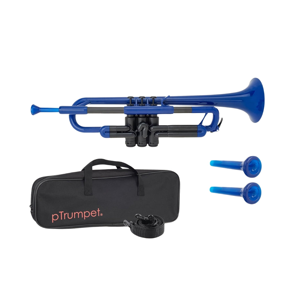 PInstruments - pTrumpet 2.0 B FlatPlastic Trumpet - B Flat, Blue