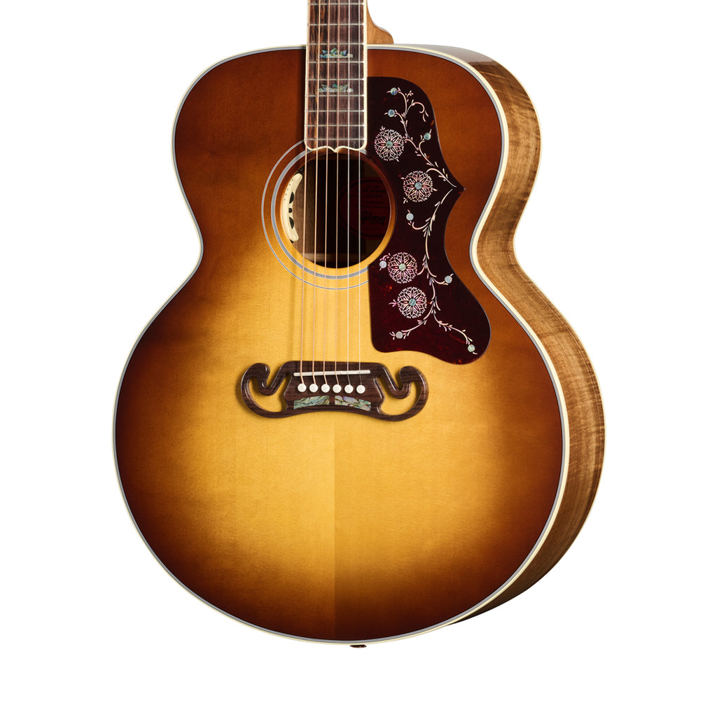 Gibson SJ200 Elegant Koa Acoustic-Electric Guitar - Honey Burst hero