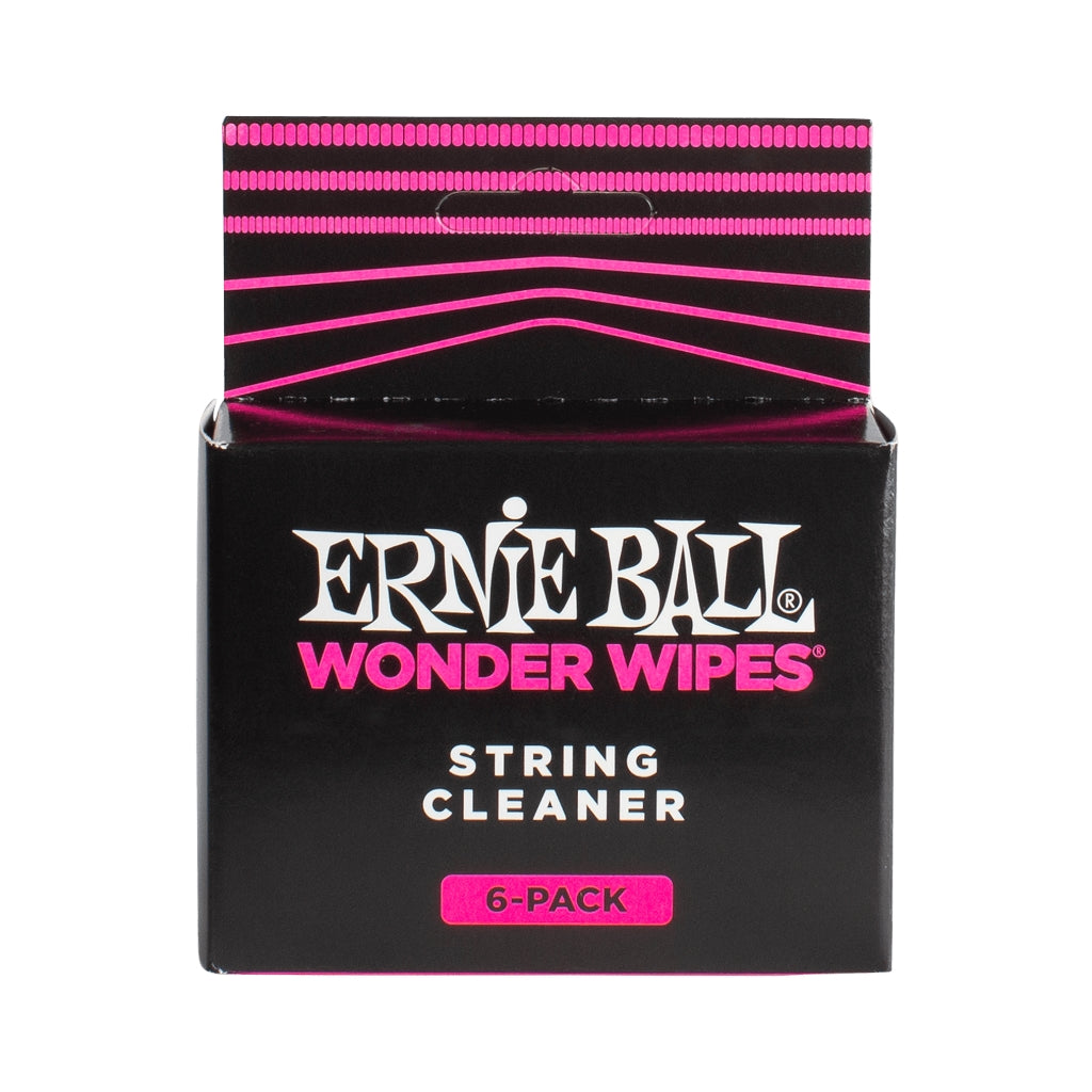 Ernie Ball P04277 Wonder Wipes String Cleaner - 6 Pack