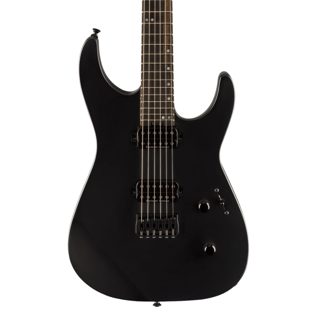 Jackson - American Series Virtuoso Hardtail with Streaked Ebony Fingerboard - Satin Black