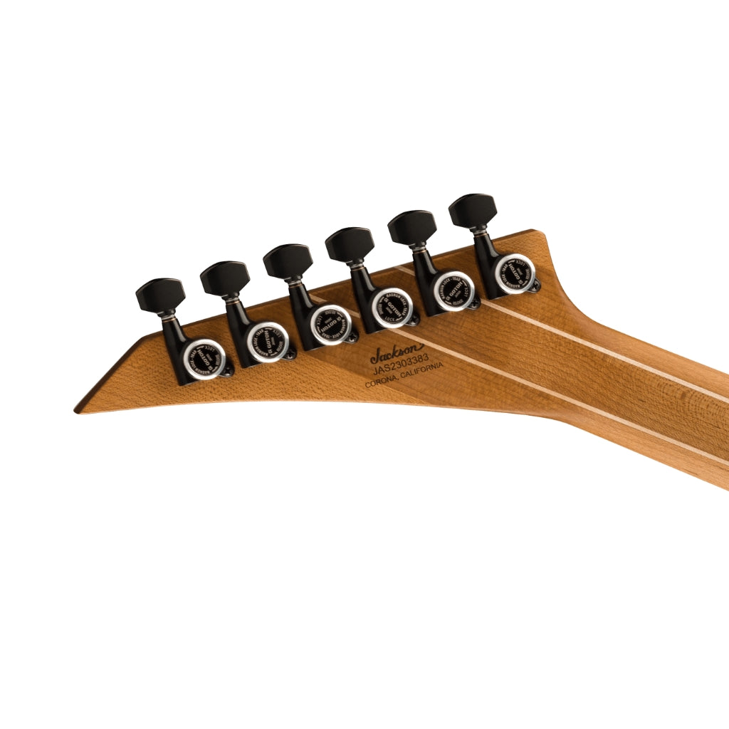 Jackson - American Series Virtuoso Hardtail with Streaked Ebony Fingerboard - Satin Black