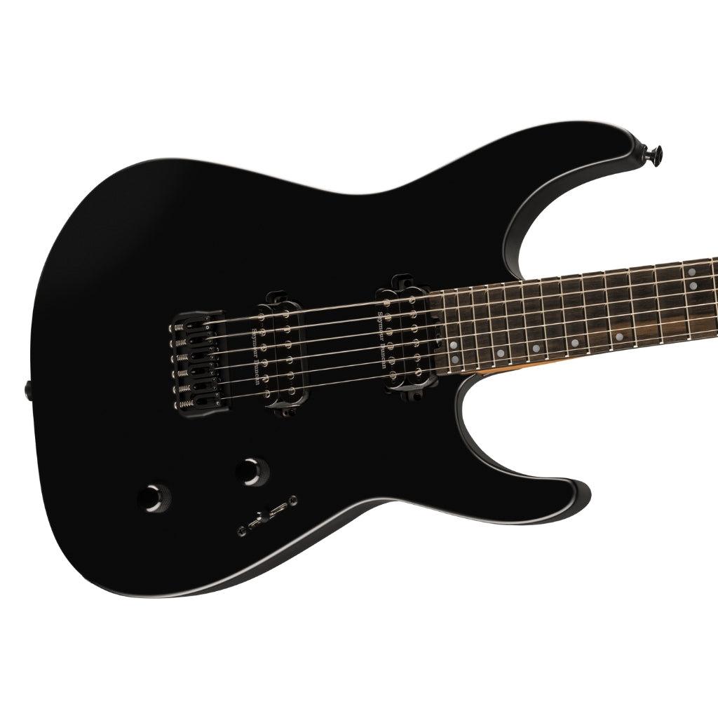 Jackson - American Series Virtuoso Hardtail with Streaked Ebony Fingerboard - Satin Black