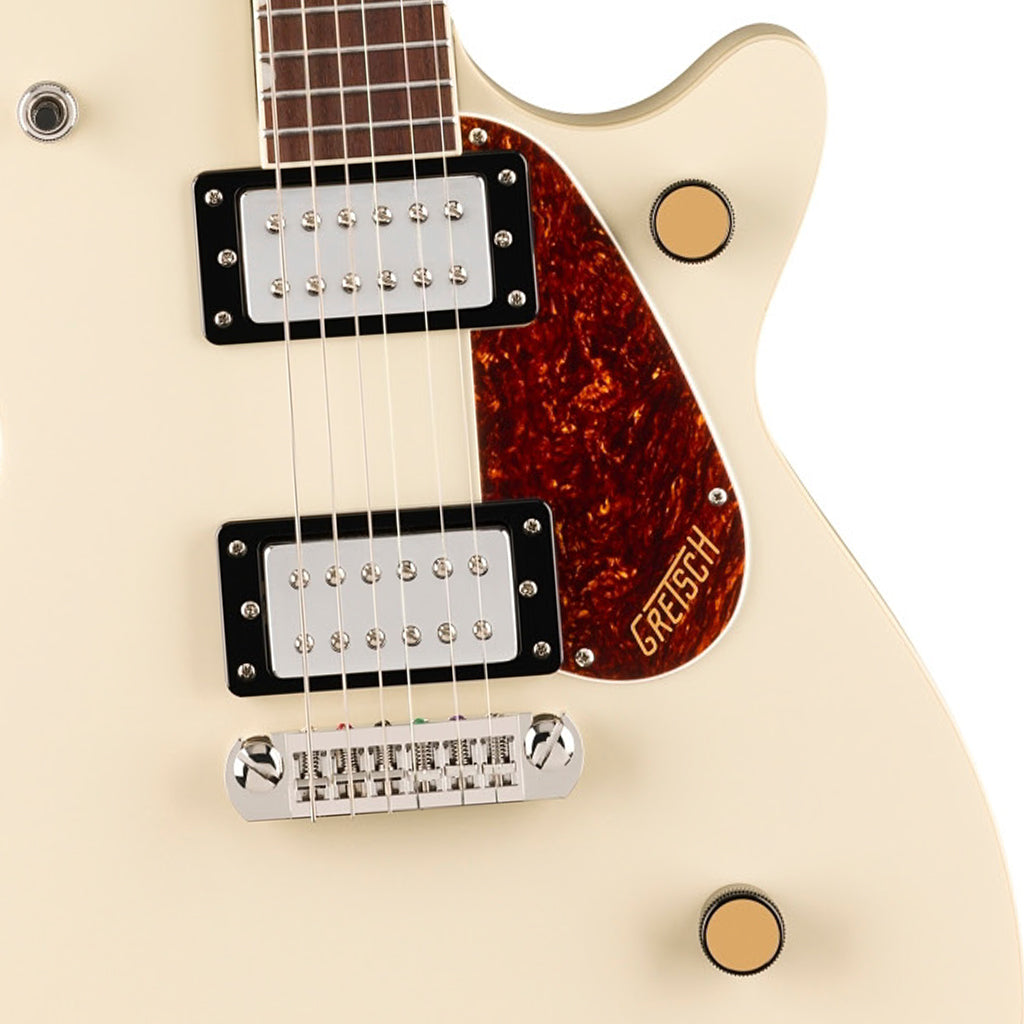 Gretsch Streamliner Jet Club Single Cut with Wraparound and Laurel Fingerboard Vintage White