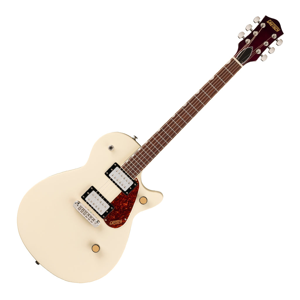 Gretsch Streamliner Jet Club Single Cut with Wraparound and Laurel Fingerboard Vintage White