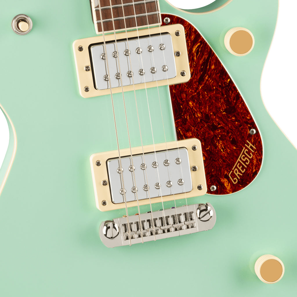 Gretsch Streamliner Jet Club Single Cut with Wraparound and Laurel Fingerboard Mint Metallic