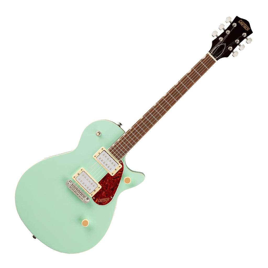 Gretsch Streamliner Jet Club Single Cut with Wraparound and Laurel Fingerboard Mint Metallic