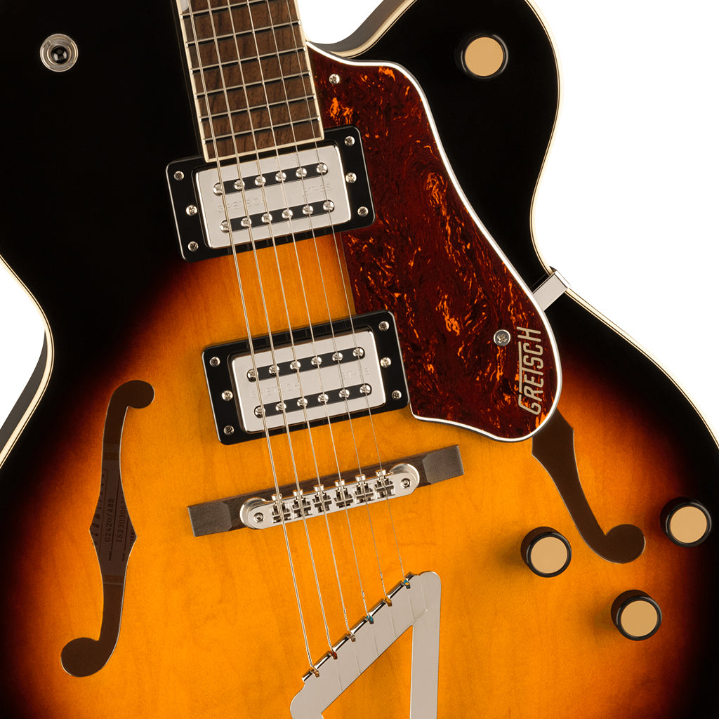 Gretsch G2420 Streamliner Hollow Body with Chromatic II Broad Tron BT 3S Pickups Aged Brooklyn Burst