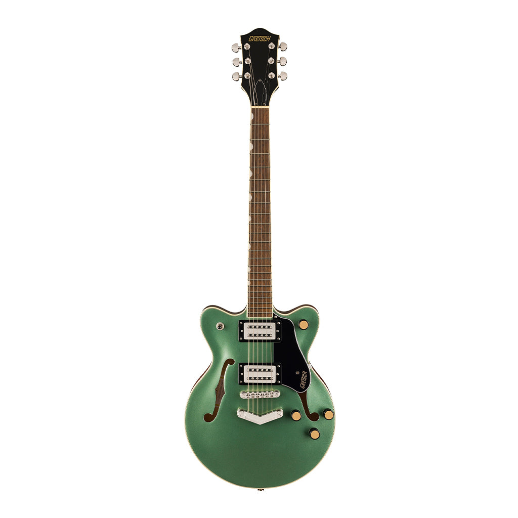 Gretsch G2655 Streamliner Center Block Jr. Double-Cut with V-Stoptail and Laurel Fingerboard - Steel Olive
