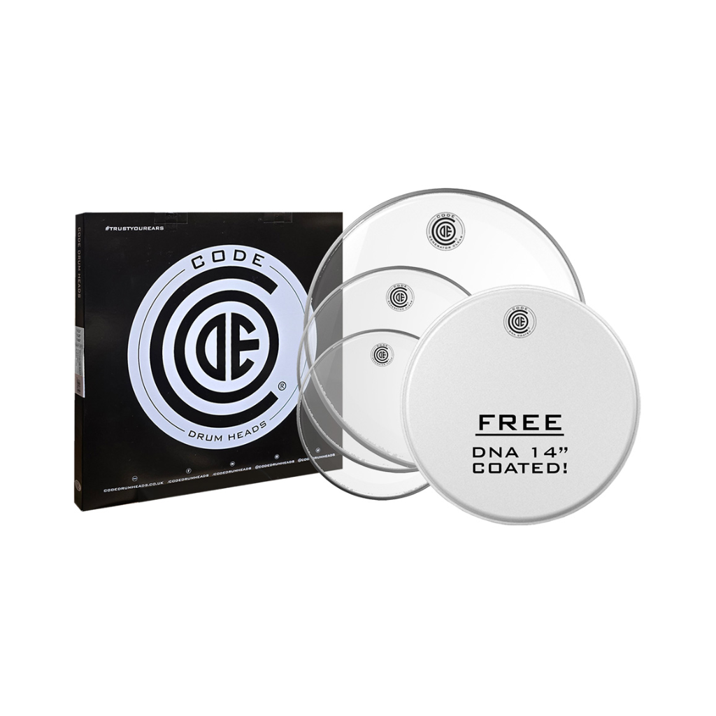 Code - Generator Clear Tom Head Fusion+ Pack - 10/12/16 inch