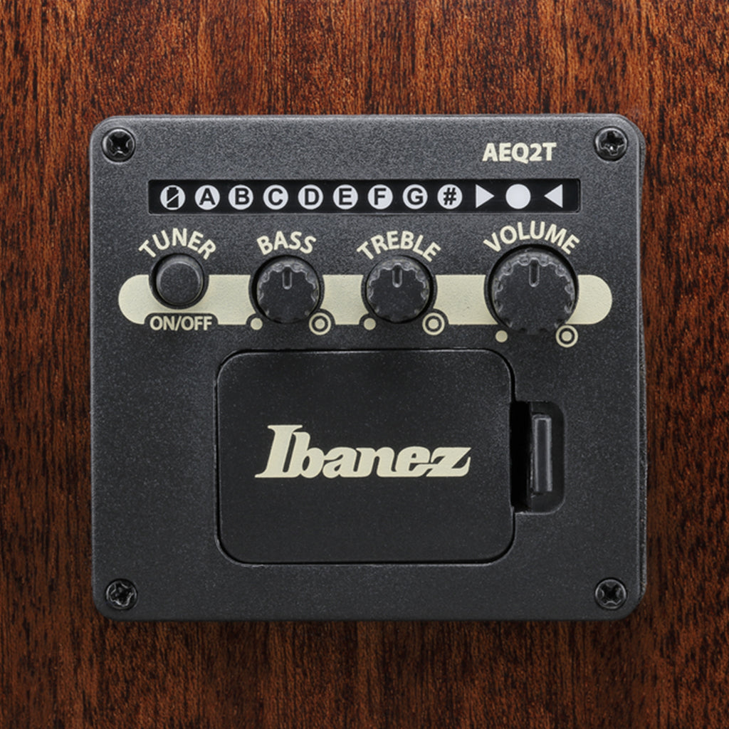 Ibanez AEWC16QA Acoustic Guitar w/Pickup - Transparent Black Sunburst High Gloss