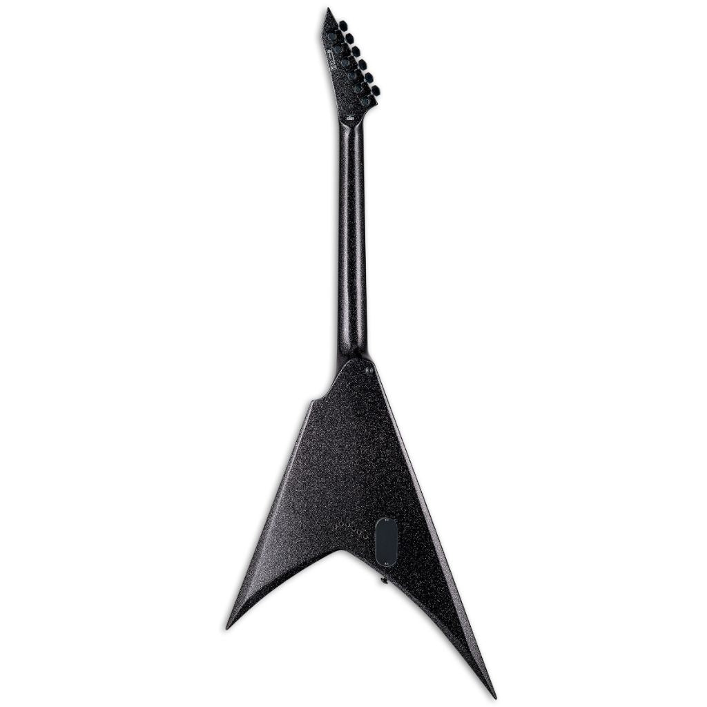 ESP LTD Kirk Hammett Signature V Electric Guitar - Black Sparkle - LKH-VBLKSP