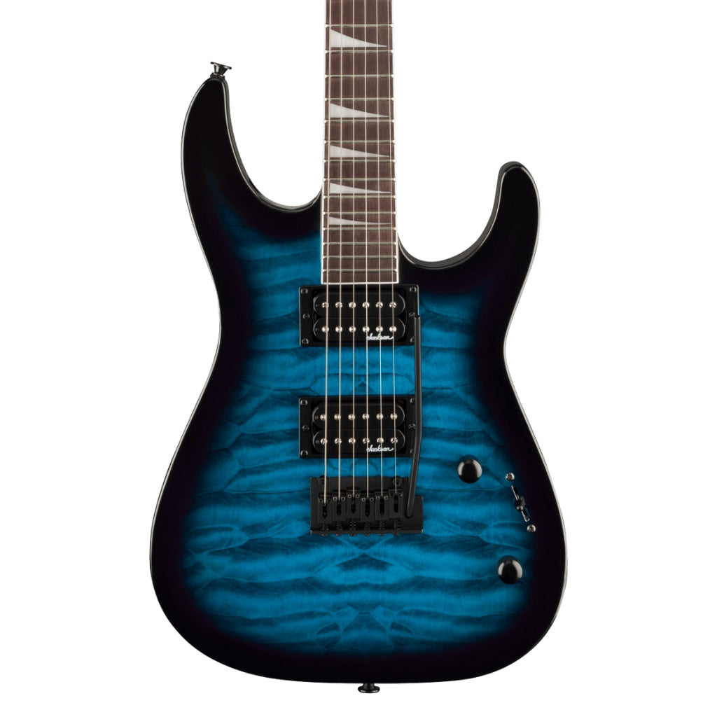 Jackson - JS Series Dinky JS20 DKQ 2PT in - Transparent Blue Burst