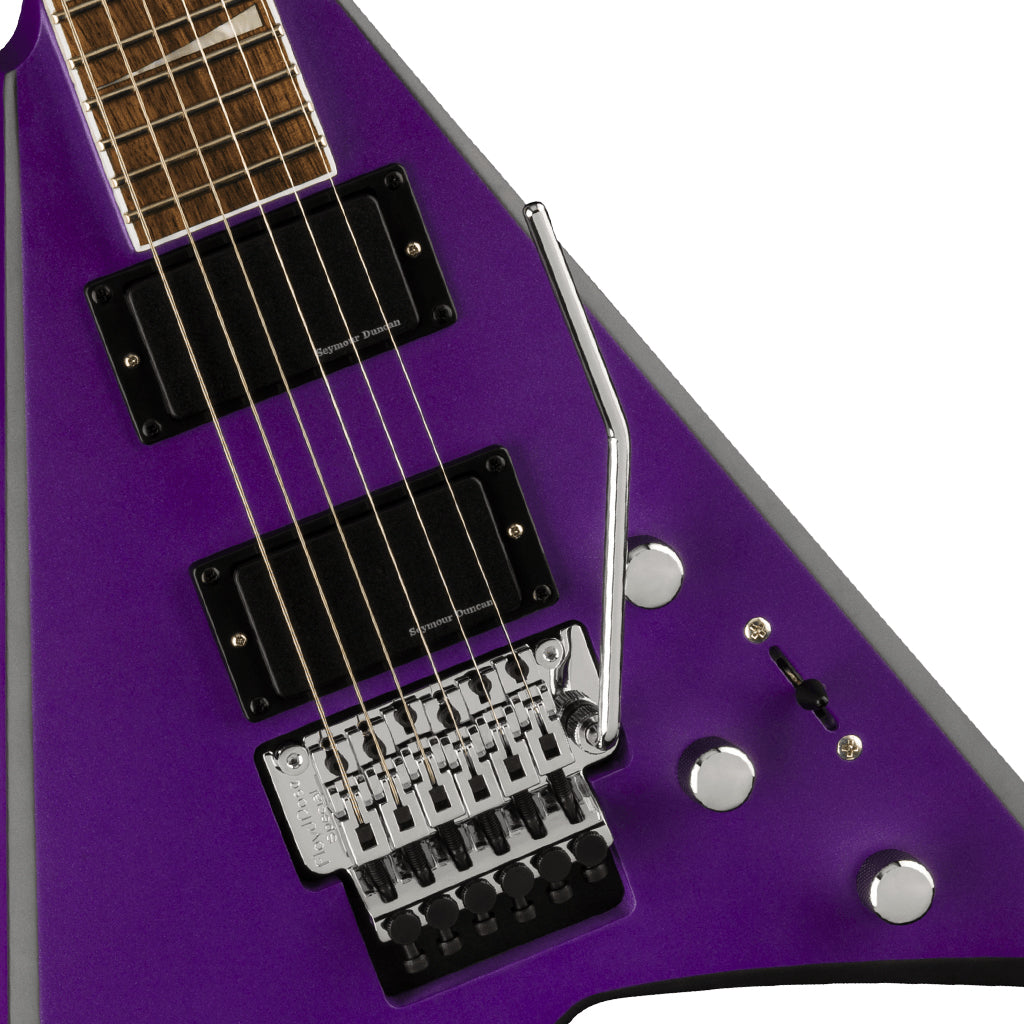 Jackson X Series Rhoads RRX24 Laurel Fingerboard Purple Metallic with Black Bevels
