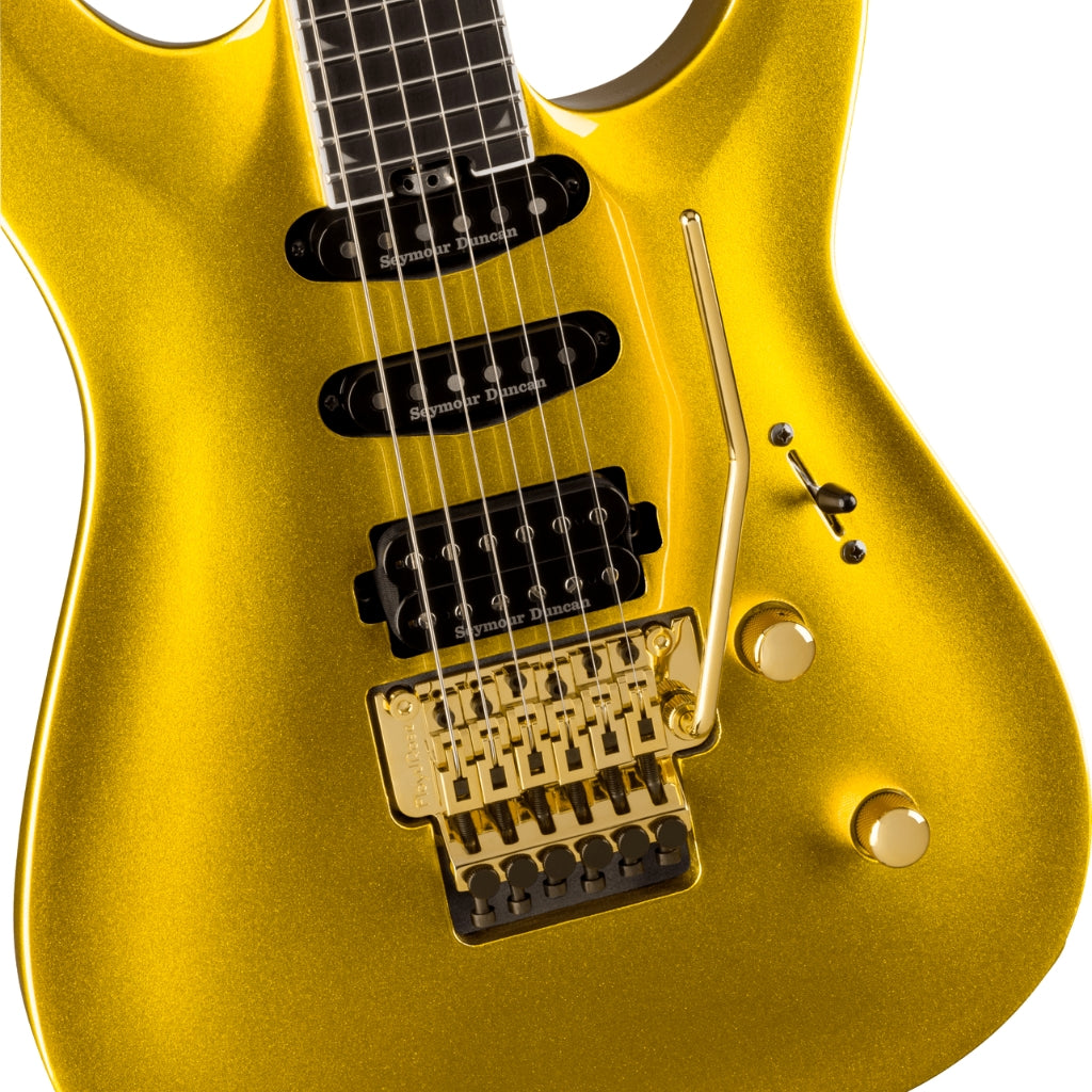 Jackson - Pro Plus Series Soloist™ SLA3 - Ebony Fingerboard, Gold Bullion