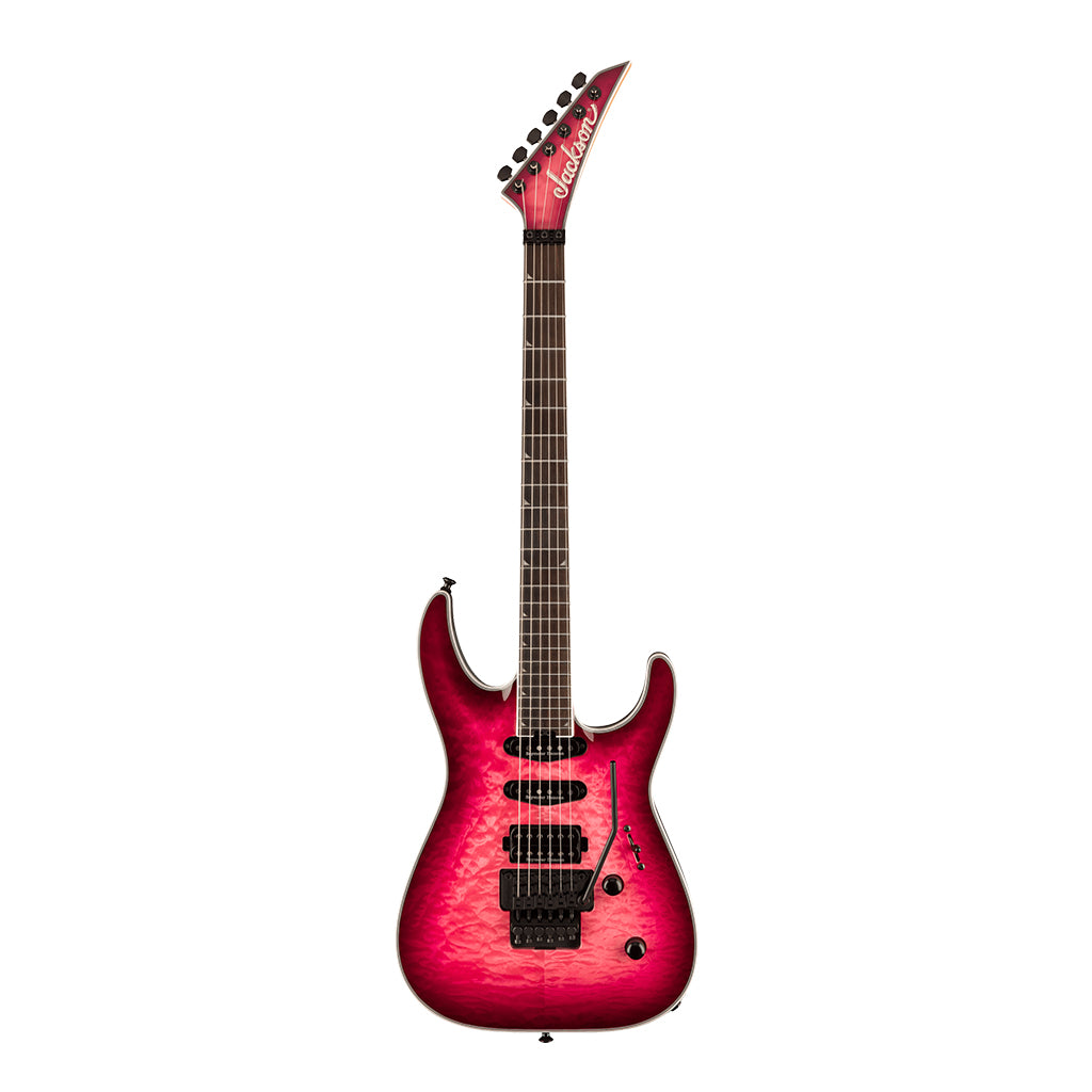 Jackson Pro Plus Series Soloist SLA3Q Fuschia Burst