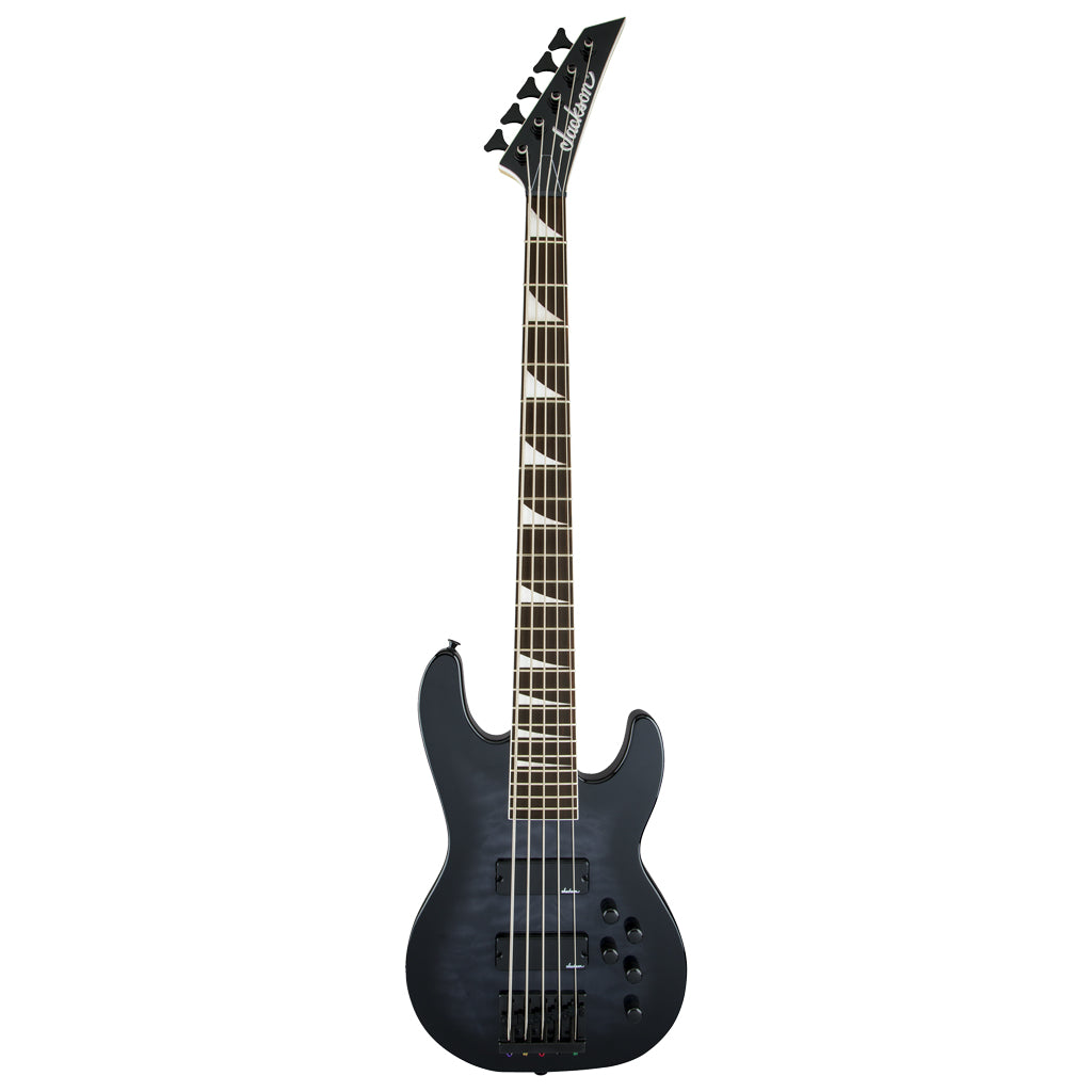 Jackson - JS Series Concert Bass JS3VQ, Amaranth Fingerboard - Transparent Black Burst | Bass Guitars | 2919023585