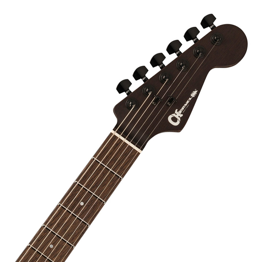 Charvel MJ DK24 HSH 2PT W with Mahogany Body and Wenge Fingerboard Black