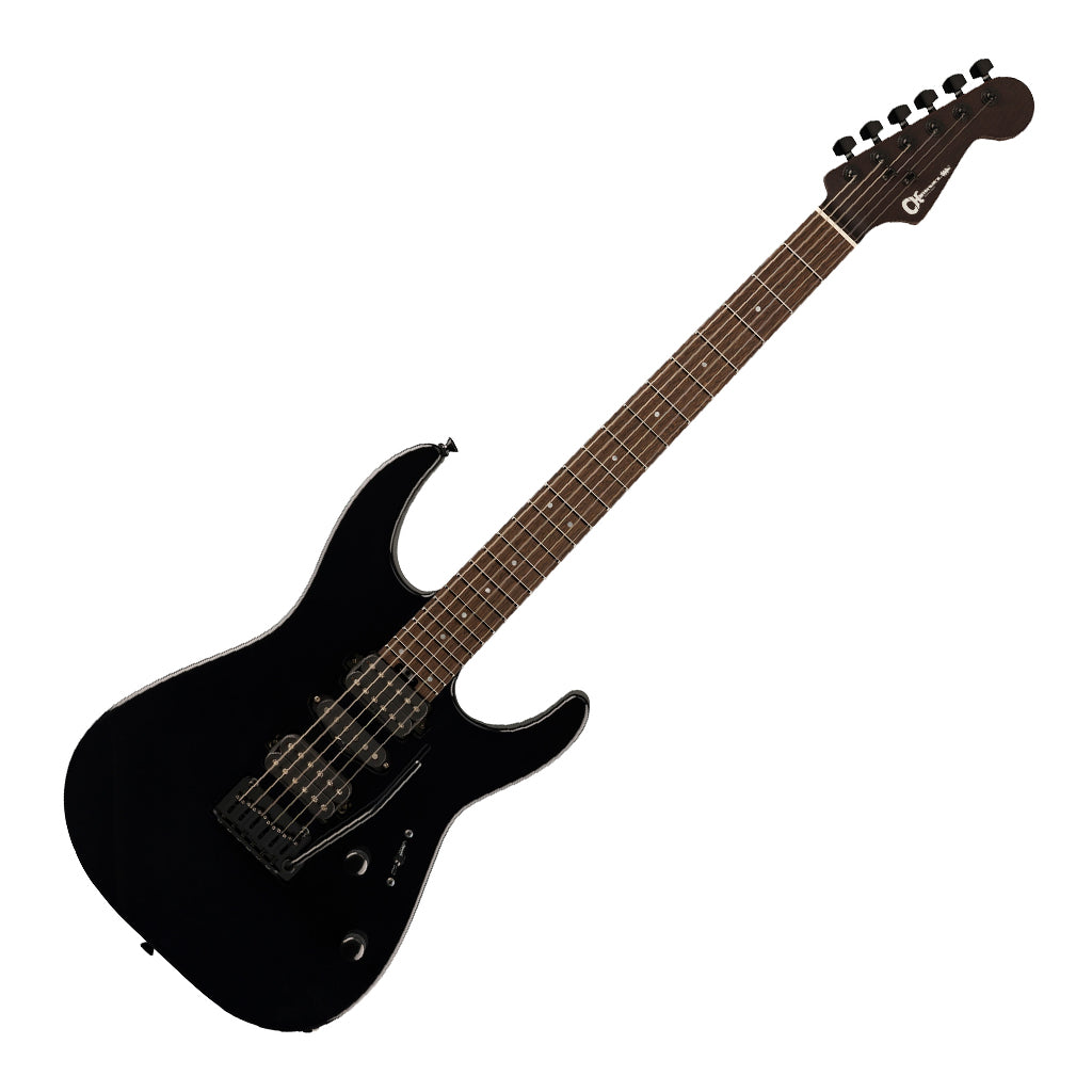 Charvel MJ DK24 HSH 2PT W with Mahogany Body and Wenge Fingerboard Black