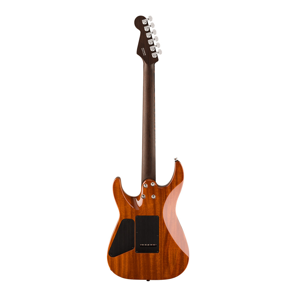 Charvel MJ DK24 HSH 2PT W in Mahogany with Flame Maple Top and Wenge Fingerboard Antique Burst