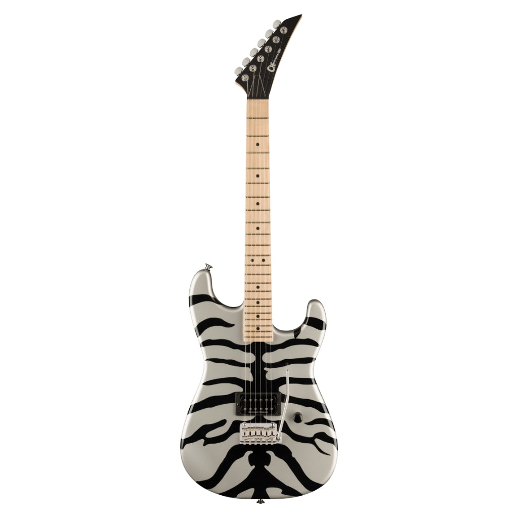 Charvel - Super Stock SD1 H 2PT M with Maple Fingerboard - Silver Bengal