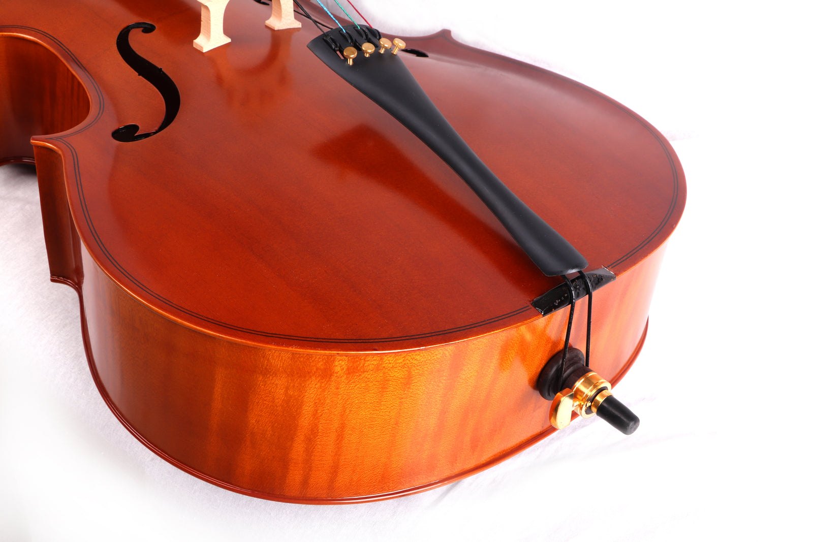 Nameless Spruce Plywood Cello SCLO2-1/4, with Bow and Bag