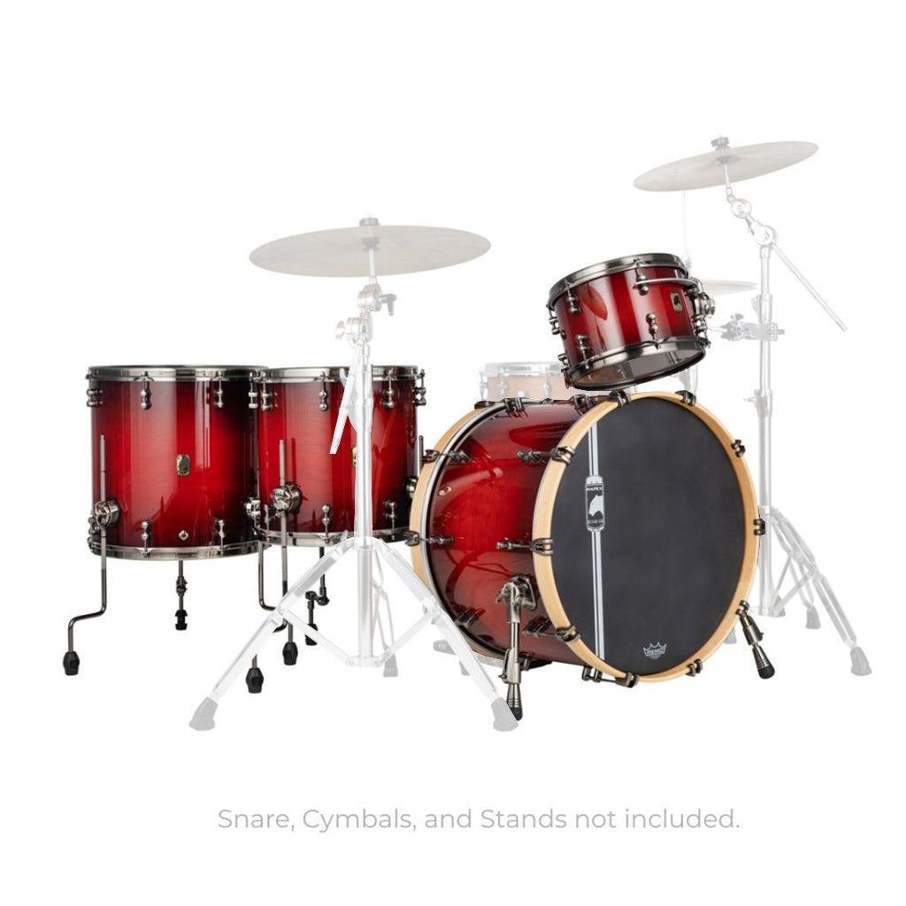 Mapex Black Panther Design Lab Cherry Bomb 4-piece Shell Pack - Rose Burst