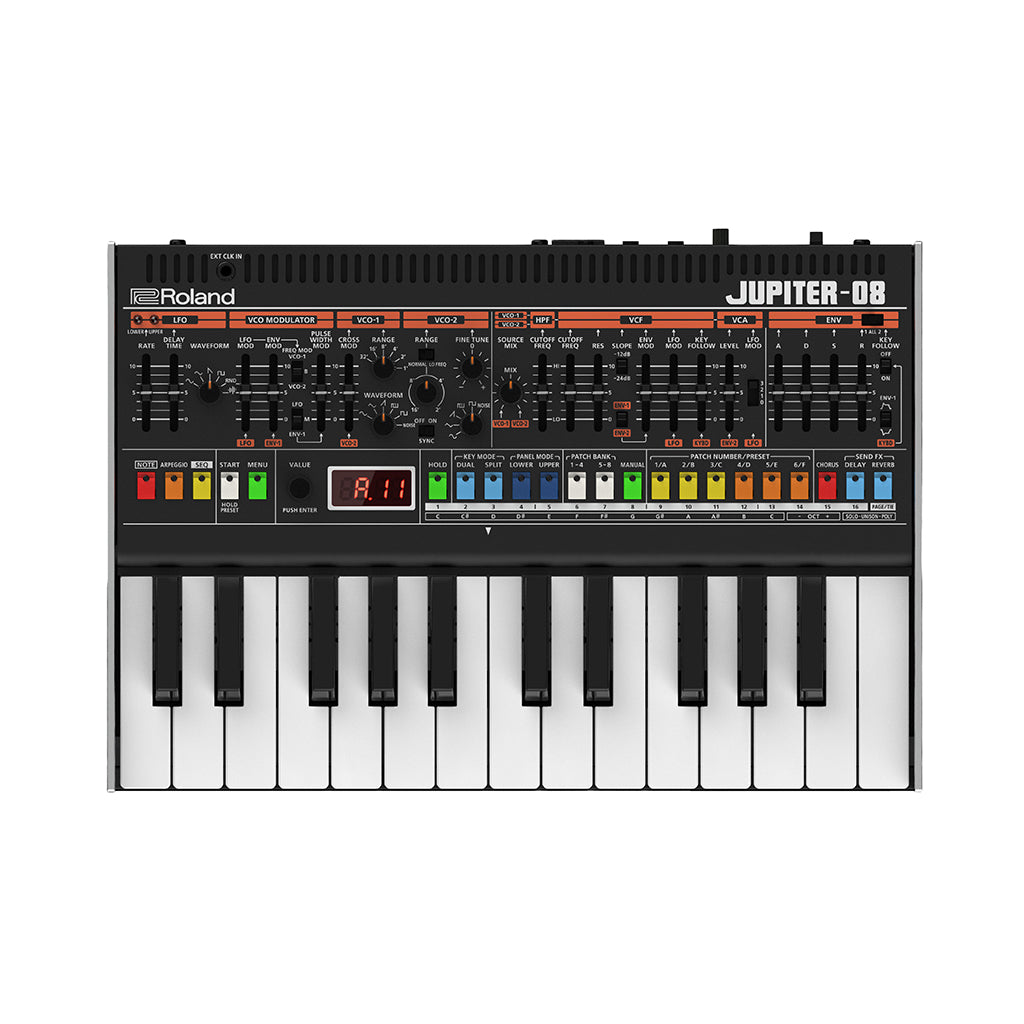 Roland Boutique Jupiter-08 Synthesizer w/K25m Dock