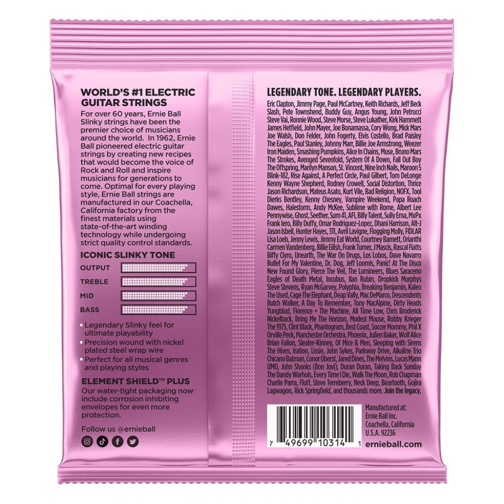 Ernie Ball Mega Slinky Nickel Wound 10.5/48 Electric Guitar Strings 3 Pack | Fretted Instrument Strings | P03213