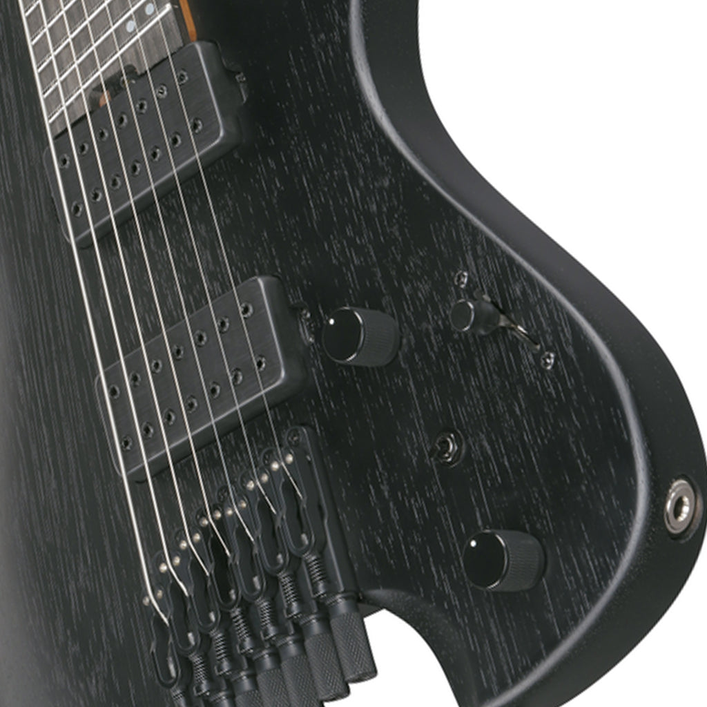 Ibanez QX527B 7-String Headless Electric Guitar - Weathered Black