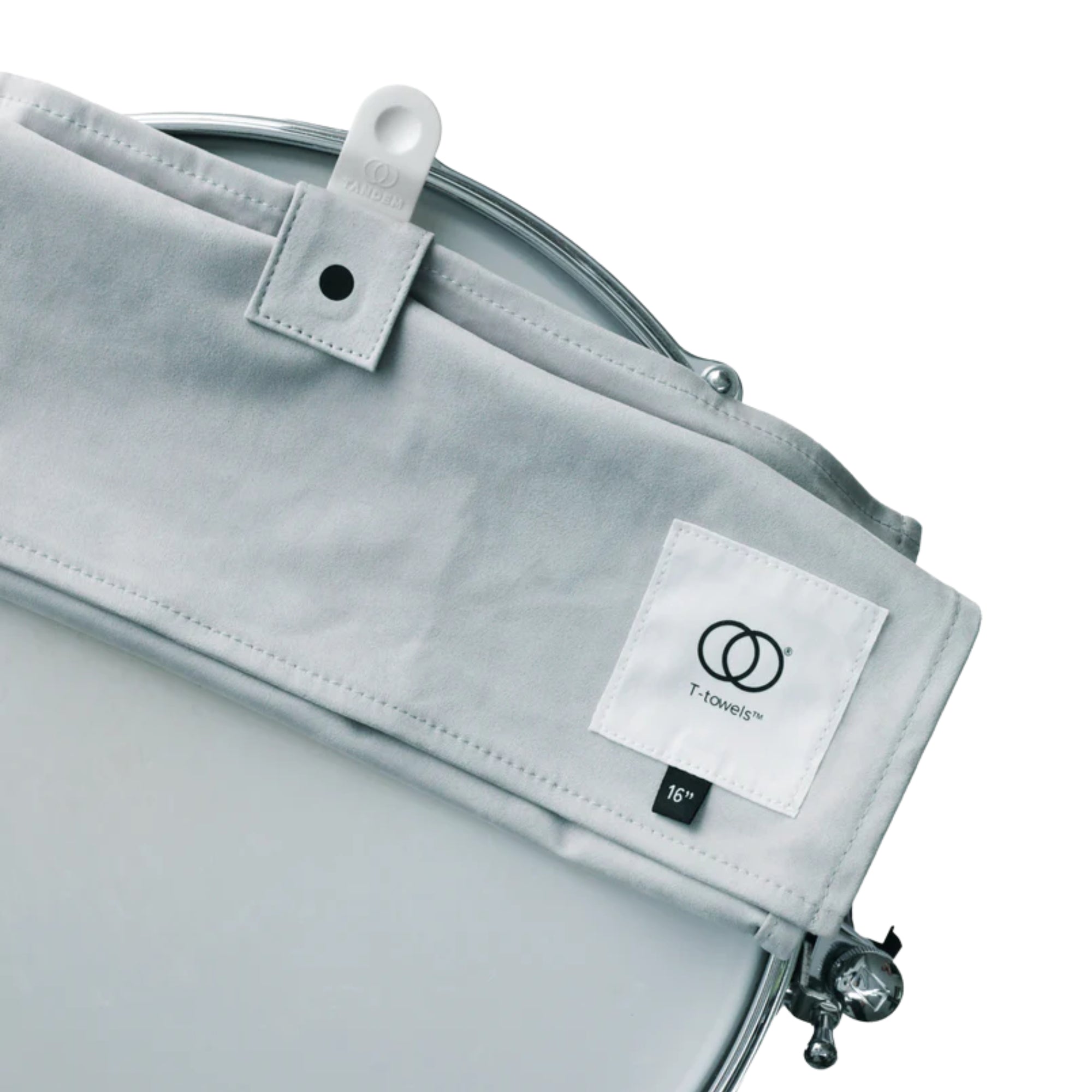 Tandem - T-towel Drum FX Muffler - 16 inches, Earl Grey