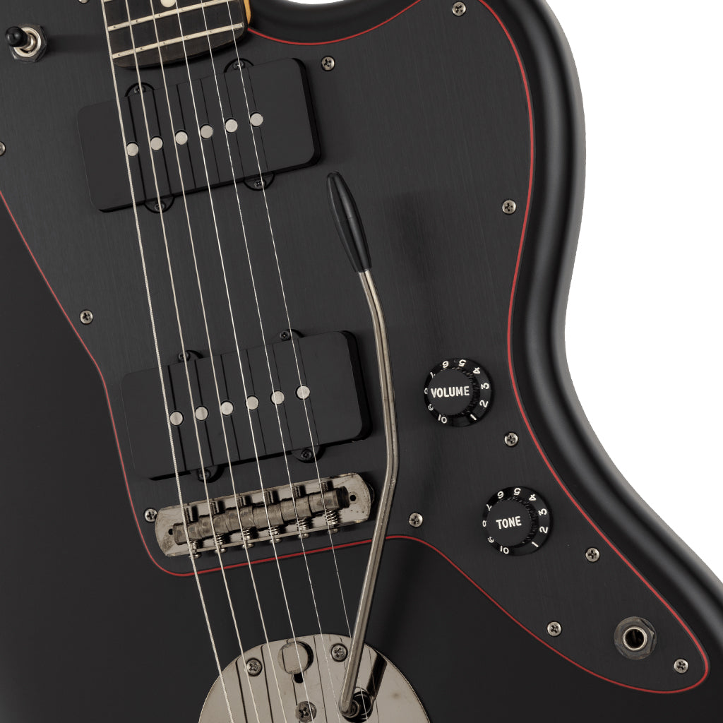 Fender Made in Japan Limited Hybrid II Jazzmaster Noir Rosewood Fingerboard - Black