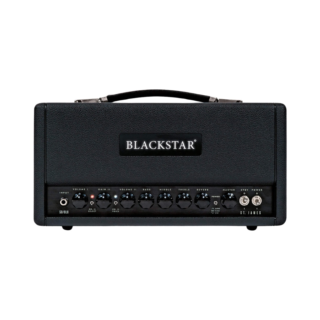 Blackstar St. James 50 6L6H Lightweight 50-Watt Head - Black
