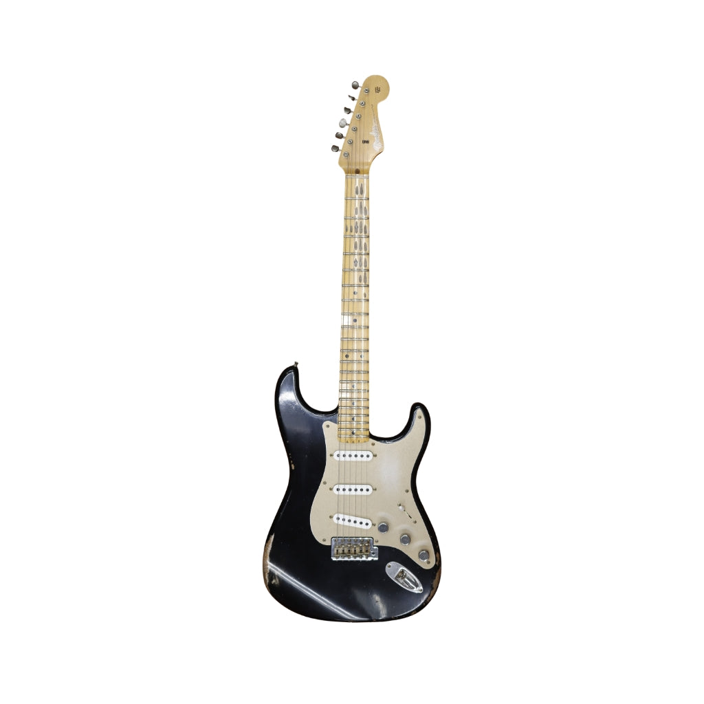 Fender Custom Shop B6 50s Stratocaster Relic Limited Edition Electric Guitar - Aged Black