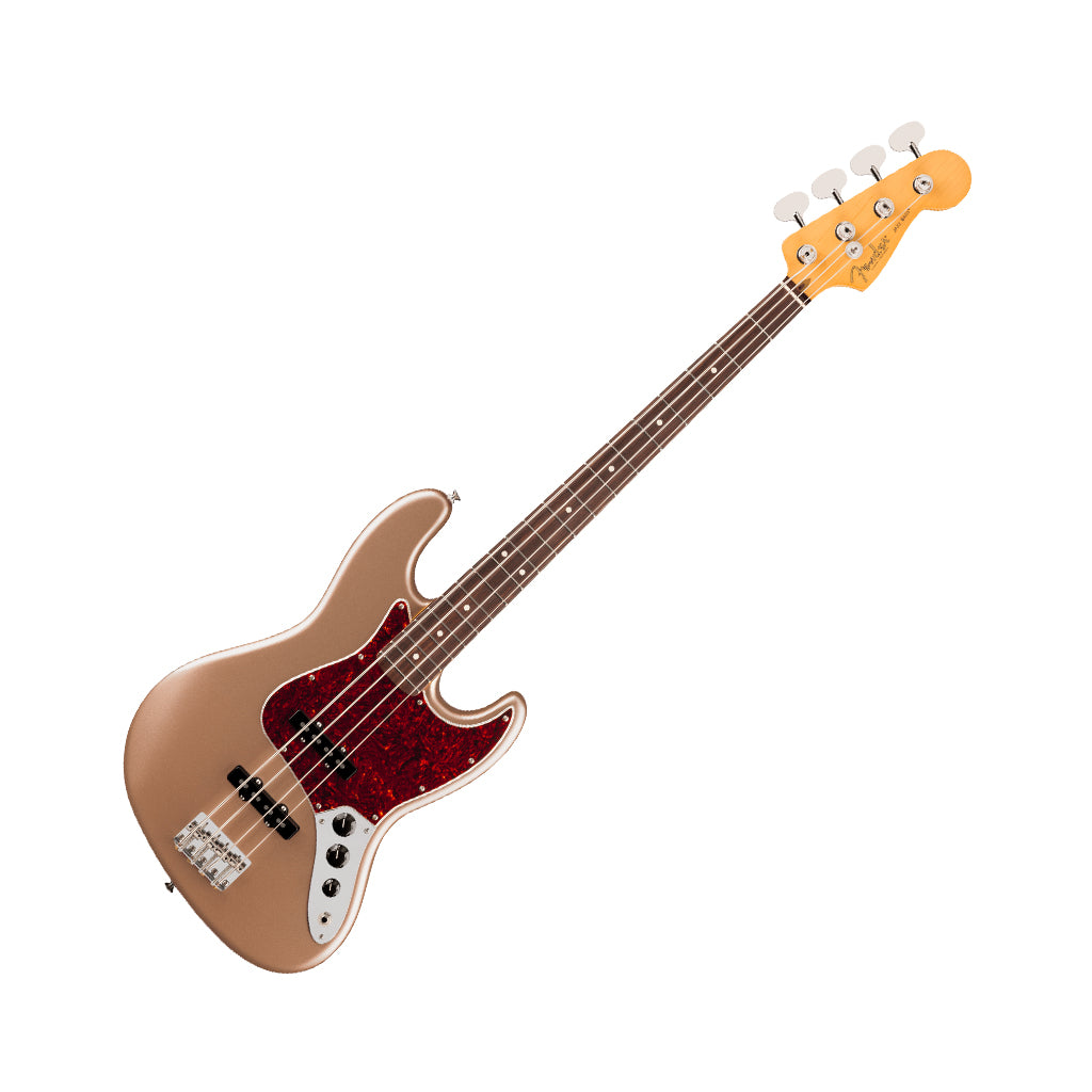 Fender American Professional Classic Jazz Bass Rosewood Fingerboard - Faded Firemist Gold