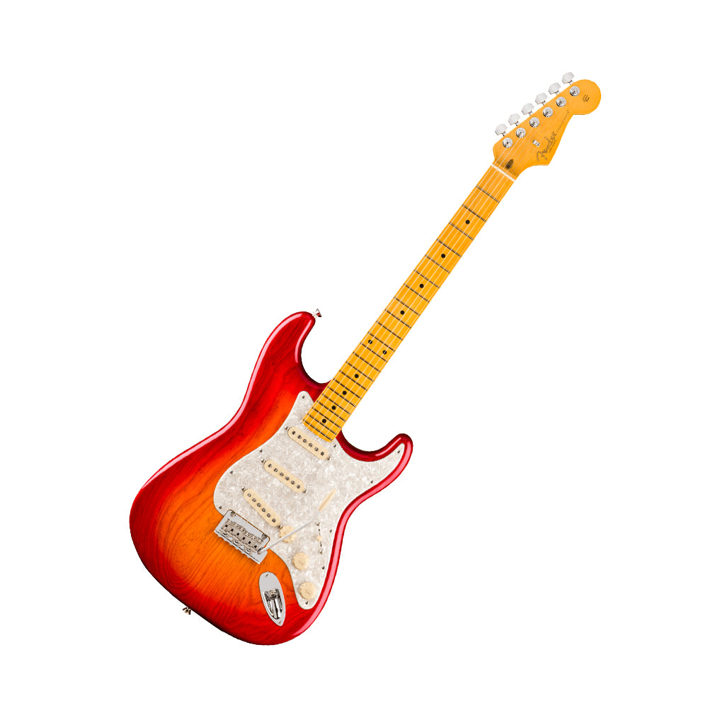 Fender American Professional Stratocaster Maple Electric Guitar - Aged Cherry Burst
