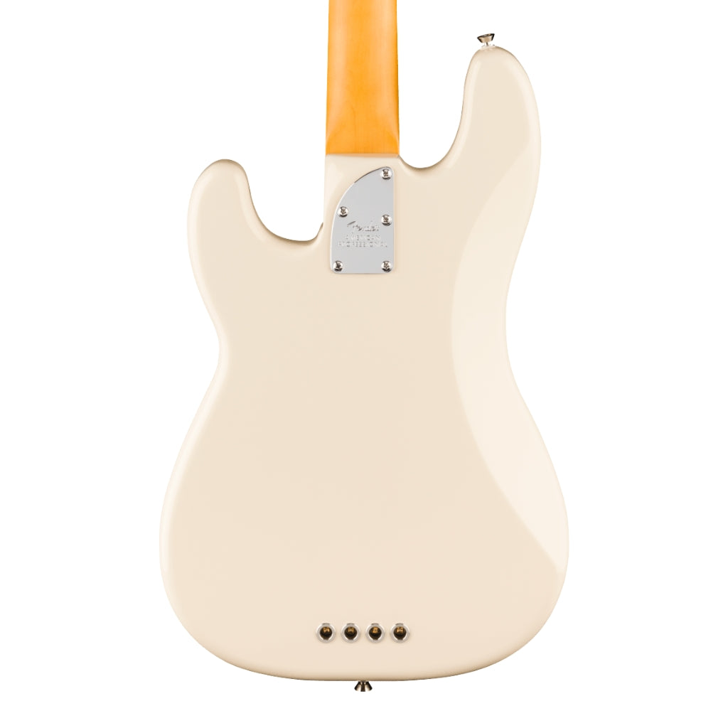Fender American Professional Precision Bass Guitar - Olympic White, Rosewood Fingerboard