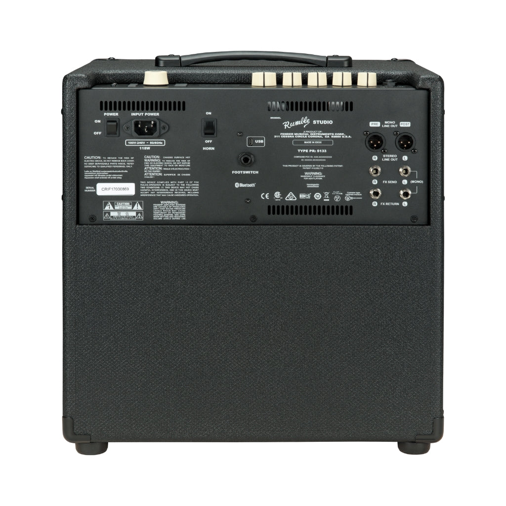 Fender - Rumble Studio 1 x 10-inch 40-watt - Bass Combo Amp