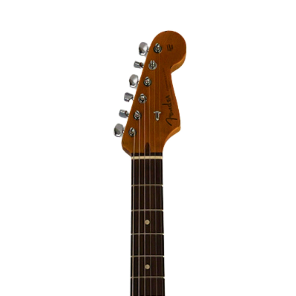 Fender Custom Shop - Limited Edition Custom Deluxe HB S-1 Stratocaster Heavy Relic with Closet Classic Hardware Electric Guitar - Magenta Sparkle over 3-Color Sunburst