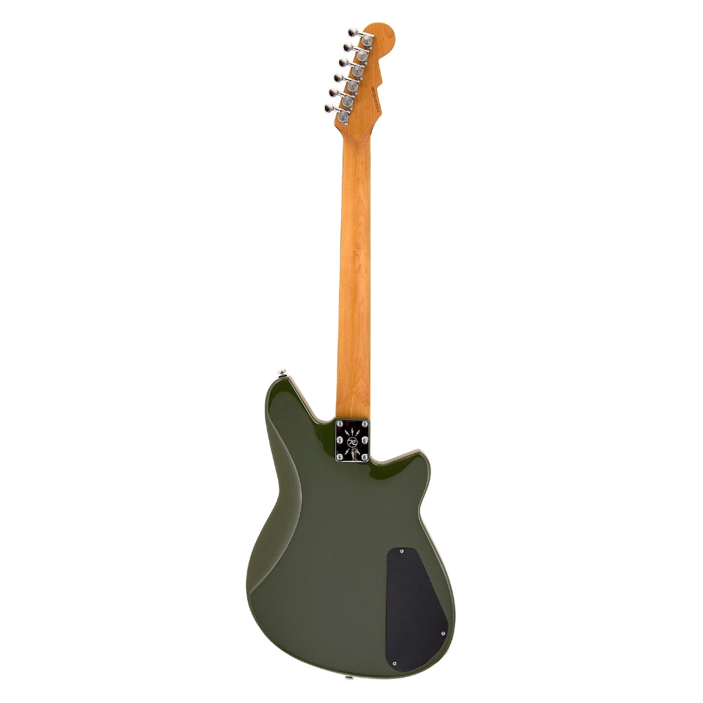 Reverend - Descent RA Left Handed Baritone Electric Guitar - Army Green