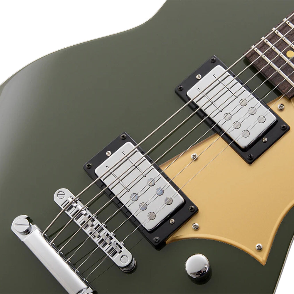 Reverend - Descent RA Left Handed Baritone Electric Guitar - Army Green