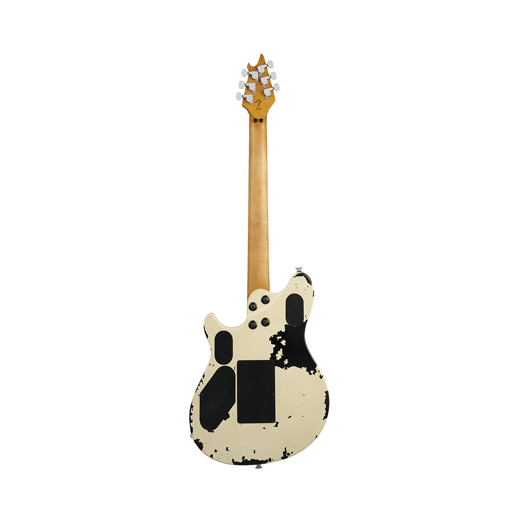 EVH Limited Edition Wolfgang Special Striped Series Electric Guitar - Distressed Ivory