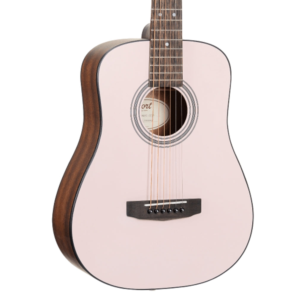 Cort - Standard AD Mini Dreadnought Acoustic Guitar - Open Pore Ivory