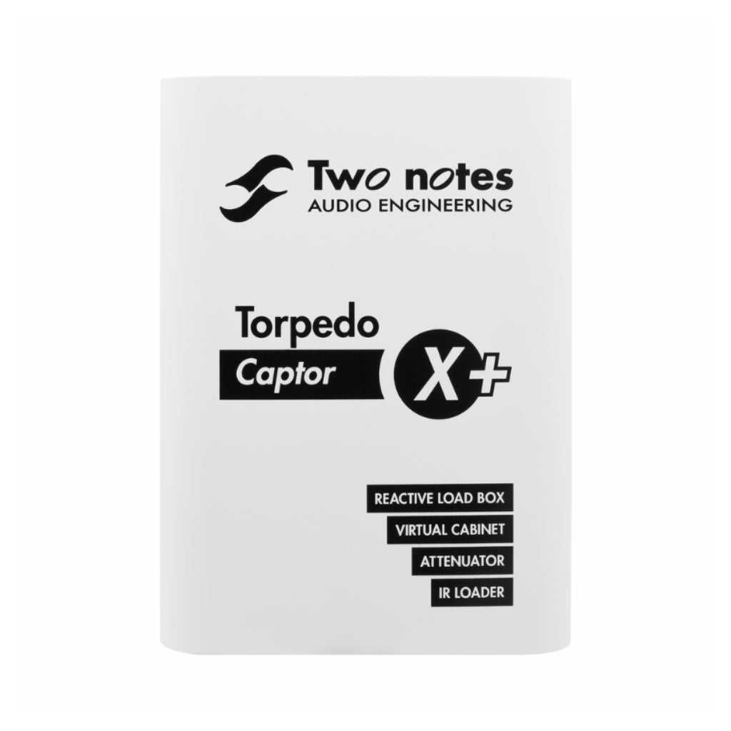 Two Notes - Torpedo Captor X + 8-ohm Reactive Load Box