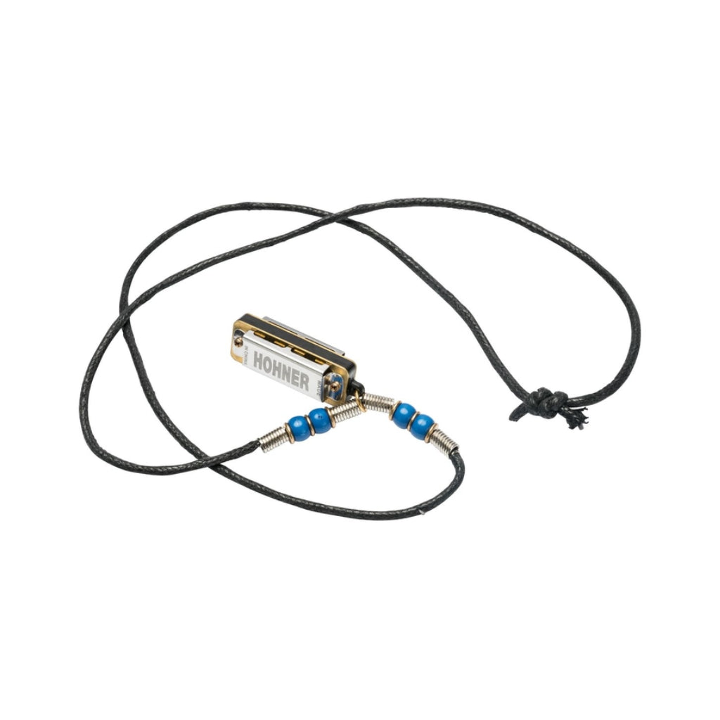 Hohner Mini Harmonica Necklace - Dark Blue